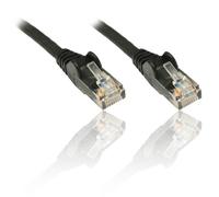 Premium Cord Câble Patch, CAT6, UTP, Ethernet, LAN, Rapide, Flexible et Durable RJ45 1Gbit/s Câble, AWG 26/7, Câble en Cuivre 100% CU, Noir, 5m