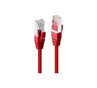 LINDY 45627 RJ45 Câble réseau, câble patch CAT 6 S/FTP 10.00 m rouge 1 pc(s)