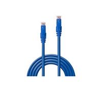 Lindy Câble réseau Cat.6 U/UTP Patch Premium, LSOH, cuivre, 250MHz, Bleu, 10m