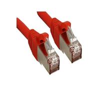 Premium - Cordon de raccordement - RJ-45 (M) pour RJ-45 (M) - 2 m - Paire torsadée blindée (SSTP) - CAT 6 - sans halogène, sans crochet - rouge