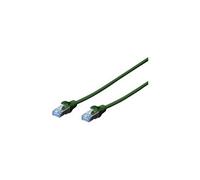 DIGITUS Premium - Cordon de raccordement - RJ-45 (M) pour RJ-45 (M) - 3 m - SFTP - CAT 5e - démarré - vert