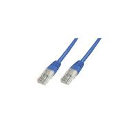 Premium - Cordon de raccordement - RJ-45 (M) pour RJ-45 (M) - 5 m - UTP - CAT 5e - démarré - bleu