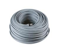 Premium - Cordon de raccordement - RJ-45 (M) pour RJ-45 (M) - 80 m - SFTP - CAT 6a - moulé - gris