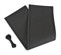 Premium, Couvercle Du Volant dans la Peau - L - Ø 37/39 CM - Noir Pilot