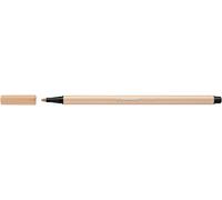 Premium Fibre-Tip Pen - STABILO Pen 68 - Pack of 1 - Beige