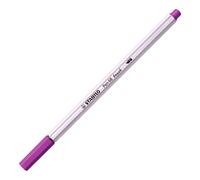 Premium Fibre-Tip Pen with Brush Tip - STABILO Pen 68 brush - Pack of 1 - Lilac