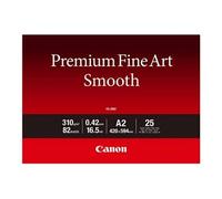 Accessoires photo Canon Premium Fine Art FA-SM2 - Lisse - 16,5 millièmes de pouce - A2 (420 x 594 mm) - 310 g/m² - 82 lbs - 25 feuille(s) papier photo - pour imagePROGRAF