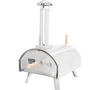 Premium Four à pizza d'extérieur ⌀30cm acier multi-combustible bois charbon granulés bois BBQ