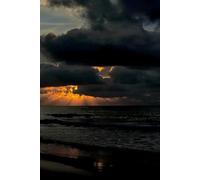 Premium Grid Notebook - 100 Pages | No Spiral Binding | Exclusive Cover Design beach: night beach: night beach