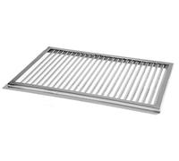 Premium Grill en acier inoxydable Baguettes 58 x 38 avec cadre, Weber barbecue à gaz, 6 mm V2 A Barbecue rectangulaire, feu Bols Cheminée Panier