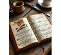 Premium Guitar Tab Notebook for Organizing Ideas, Tabs, and Tunings