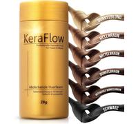 Premium Hair Powder-Full Hair In 30 Seconds-Hair Fibers To Conceal Light Hair And Bald Areas-28g (Black)