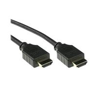 - Premium High speed - câble HDMI avec Ethernet - HDMI mâle pour HDMI mâle - 1.5 m - blindé - noir - moulé, support 4K
