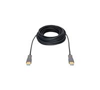 - Premium High speed - câble HDMI avec Ethernet - HDMI mâle pour HDMI mâle - 30 m - double blindage - noir - support 4K, câble optique hybride actif