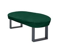 Premium Housse de Protection Bâche Imperméable Ovale 150x90x15 cm Mobilier de jardin housse de table de jardin couvercle de protection couvrant couverture capuche capote 900 D 500 gr ml Vert Sapin
