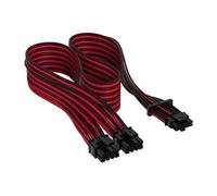 Corsair Câble d'alimentation Premium 600 W PCIe 5.0 12VHPWR 12+4 broches Noir/Rouge