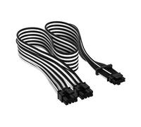 Corsair Câble d'alimentation Premium 600 W PCIe 5.0 12VHPWR 12+4 broches Type-4 Noir/Blanc