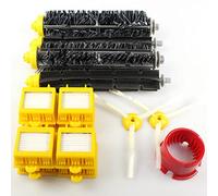 Premium Kit de Service, Maintenance Convient pour iRobot Roomba série 700 Robots aspirateurs | Jeu de 2 brosses + 8 filtres HEPA + 2 brosses latérales + Outil de Nettoyage | pièce détachée détachées
