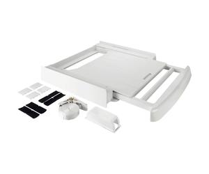 Premium kit de superposition universel 2-in-1 avec tablette et séchoir à linge