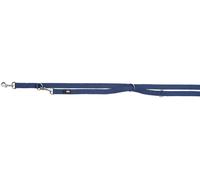 Premium Laisse Réglable Double - Xs-S: 2,00 M/15 Mm, Indigo