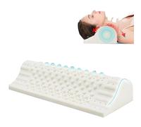 Premium Latex Oreiller, Oreiller de Traction, Oreiller de lit Ergonomique pour la Douleur au Cou, Oreiller de Cou, Oreiller médical Professionnel, Oreiller orthopédique Cervical Contour du Cou