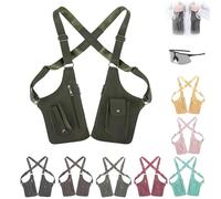 Premium Leather Adjustable Underarm Shoulder Bag, Adjustable Underarm Shoulder Bag, for Men & Wome Travel And Daily Use (Army Green)