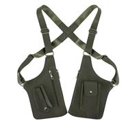 Premium Leather Adjustable Underarm Shoulder Bag for Men (Army Green)