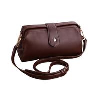 Premium Leather Retro Handmade Doctor Bag Crossbody Unique Opening Small Vintage Phone Purse Handbags for Women Dr bag - retro handmade bag (Coffee)