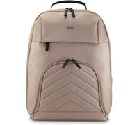 Premium Lightweight Sac À Dos Pour Ordinateur Portable Jusqu'À 16,2"" - Dos & Compartiment Rembourrés, Organisateur, Sac Léger & Hydrofuge Pour Voyage, Affaires, Travail, Cours - Beige Beige