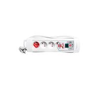 Premium-Line 1952244100 Bloc multiprise 1,8m 4 prises blanc