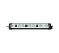 Brennenstuhl Premium-Line technologie multiprise 6 prises noir
