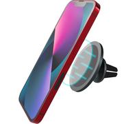 Premium Magnetic Phone Holder For All Models Iphone 12/13/14/15, Adjustable Portrait And Landscape, Magsafe Car Phone Holder, Air Vent Mount, Aluminium.