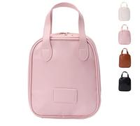 Premium Makeup Bag, New Portable Premium Makeup Bag, Portable Travel Makeup Bags, for Women Friends (Pink)