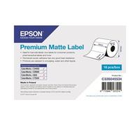 Premium - Mat - 76 x 51 mm 650 étiquette(s) (1 rouleau(x) x 650 Etiquettes en forme découpée - pour Epson TM-C3400-LT; ColorWorks CW-C4000E; TM