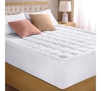 Utopia Bedding Premium Matelas Coussinets, Polyester & Polyester mélangé, Blanc, Queen Size