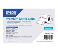 Epson Étiquettes d'imprimante Premium Matte 2310 – blanc mat 76×51 mm (Epson ColorWorks C7500)