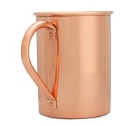 Premium Moscow Mule Copper Mug (16 oz.) - Handcrafted Quality - 100% Copper - No Inside Liner - BONUS Ebook by CopperMules