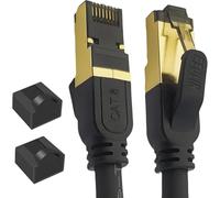 Premium Multistrand Copper Ethernet Cable 2.5M RJ45 Cat 8 Super Speed SSTP 40Gbps 2000MHz Compatible with Router Switch Modem Decoder TV Box Internet PS5 PS4 Xbox Game Console PC 2.5M