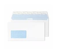 Premium Office Wallet 32226DE Lot de 500 enveloppes à patte autocollante avec fenêtre Blanc 110 x 220 mm 120 g/m²