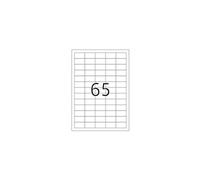 Herma 4270 Étiquettes 38,1 x 21,2 Premium A4 6500 pièces Blanc
