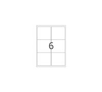 Premium - Papier - mat - auto-adhésif permanent - blanc - 93.1 x 99.1 mm 600 étiquette(s) (100 feuille(s) x 6 étiquettes d'adresse laminées