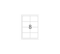 Herma Étiquettes Premium papier mat auto-adhésif permanent blanc 97×67,7 mm 1600 (200 f.×8 laminées)