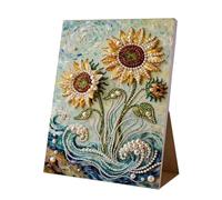 Premium Pearl Painting Kits - 3D Craft Activity | 100ml Art Set with High-Gloss Finish, Wooden Frame with Creatives Functions, DIY Wall Indoor Drawing Category, Home Craft Project for Adults