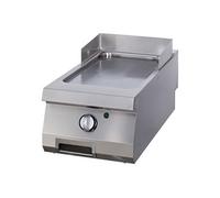 Premium Plaque de Gril Chrome Lisse Simple Prof. 90 cm Gaz