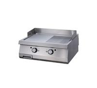 Premium Plaque de Gril Demi Rainuré Double Prof. 90 cm Gaz