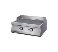 Premium Plaque de Gril Rainuré Double Prof. 90 cm Gaz