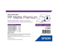 Premium - Polypropylène (PP) - mat - adhésif permanent en acrylique - 105 x 210 mm 1036 étiquette(s) (4 rouleau(x) x 259 Etiquettes en forme découpée