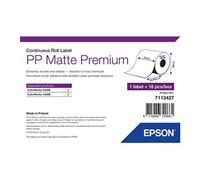 Premium - Polypropylène (PP) - mat - adhésif permanent en acrylique - Rouleau (7,6 cm x 29 m) 18 rouleau(x) papier continu pour étiquette