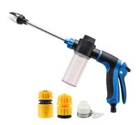 Premium Pressure Washer & High Pressure Hose Nozzle - Universal Fit Outdoor Cleaning Attachment - Accurate Dimensions for Quick, Easy Installation (Blue-3)