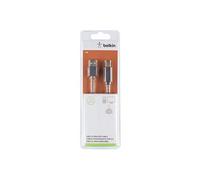 Belkin USB 2.0 A - USB 2.0 B, 4.8m câble USB 4,8 m USB A USB B Gris